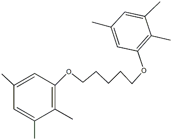 1,2,5-trimethyl-3-{[5-(2,3,5-trimethylphenoxy)pentyl]oxy}benzene Structure