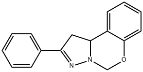 2-phenyl-1,10b-dihydropyrazolo[1,5-c][1,3]benzoxazine 구조식 이미지