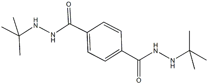 N'~1~,N'~4~-di(tert-butyl)terephthalohydrazide 구조식 이미지