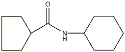 N-cyclohexylcyclopentanecarboxamide 구조식 이미지