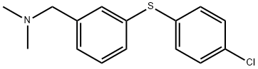 N-{3-[(4-chlorophenyl)sulfanyl]benzyl}-N,N-dimethylamine 구조식 이미지