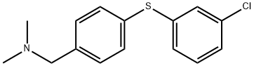 N-{4-[(3-chlorophenyl)sulfanyl]benzyl}-N,N-dimethylamine 구조식 이미지