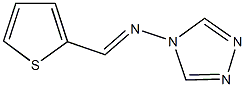 N-(2-thienylmethylene)-N-(4H-1,2,4-triazol-4-yl)amine 구조식 이미지