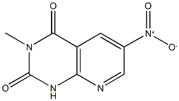 6-nitro-3-methylpyrido[2,3-d]pyrimidine-2,4(1H,3H)-dione 구조식 이미지