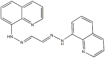 ethanedial bis(8-quinolinylhydrazone) Structure