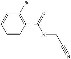 2-bromo-N-(cyanomethyl)benzamide 구조식 이미지