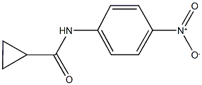 N-{4-nitrophenyl}cyclopropanecarboxamide 구조식 이미지