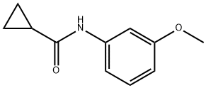 N-(3-methoxyphenyl)cyclopropanecarboxamide 구조식 이미지