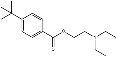 2-(diethylamino)ethyl 4-tert-butylbenzoate 구조식 이미지