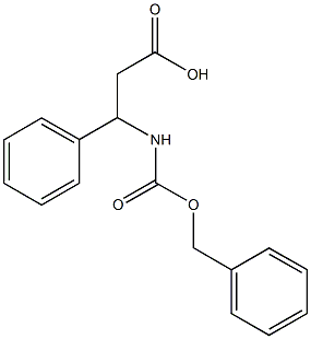 N-[(benzyloxy)carbonyl]-3-phenyl-beta-alanine 구조식 이미지