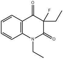 1,3-diethyl-3-fluoro-2,4(1H,3H)-quinolinedione Structure