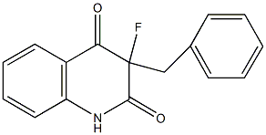 3-benzyl-3-fluoro-2,4(1H,3H)-quinolinedione Structure