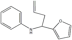 N-[1-(2-furyl)-3-butenyl]-N-phenylamine Structure