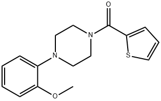 1-(2-methoxyphenyl)-4-(2-thienylcarbonyl)piperazine Structure