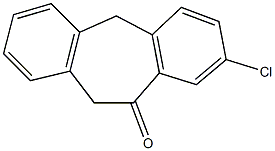 8-chloro-5,11-dihydro-10H-dibenzo[a,d]cyclohepten-10-one Structure