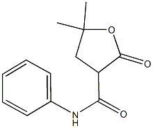 5,5-dimethyl-2-oxo-N-phenyltetrahydro-3-furancarboxamide 구조식 이미지