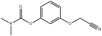 3-(cyanomethoxy)phenyl dimethylcarbamate 구조식 이미지