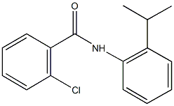 2-chloro-N-(2-isopropylphenyl)benzamide 구조식 이미지
