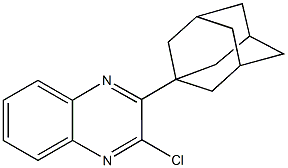 2-(1-adamantyl)-3-chloroquinoxaline 구조식 이미지