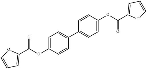 4'-(2-furoyloxy)[1,1'-biphenyl]-4-yl 2-furoate Structure