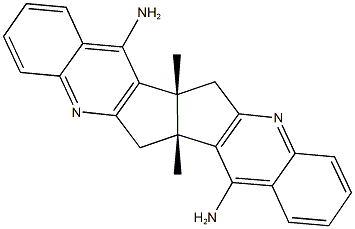 14-amino-6a,13a-dimethyl-6,6a,13,13a-tetrahydroquino[3',2':4,5]pentaleno[2,1-b]quinolin-7-ylamine 구조식 이미지