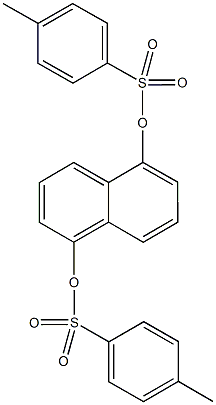 5-{[(4-methylphenyl)sulfonyl]oxy}-1-naphthyl 4-methylbenzenesulfonate Structure