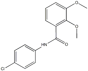 N-(4-chlorophenyl)-2,3-dimethoxybenzamide 구조식 이미지