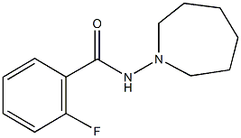 N-(1-azepanyl)-2-fluorobenzamide 구조식 이미지