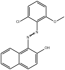 1-[(2-chloro-6-methoxyphenyl)diazenyl]-2-naphthol Structure