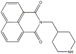 2-(4-piperidinylmethyl)-1H-benzo[de]isoquinoline-1,3(2H)-dione Structure