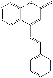 4-(2-phenylvinyl)-2H-chromen-2-one 구조식 이미지
