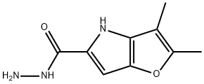 2,3-dimethyl-4H-furo[3,2-b]pyrrole-5-carbohydrazide 구조식 이미지