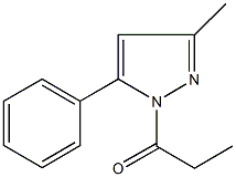 3-methyl-5-phenyl-1-propionyl-1H-pyrazole Structure