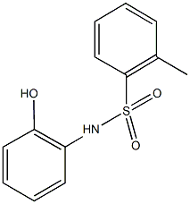 N-(2-hydroxyphenyl)-2-methylbenzenesulfonamide Structure