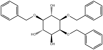 3,5,6-tris(benzyloxy)-1,2,4-cyclohexanetriol 구조식 이미지