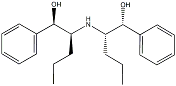 2-({1-[hydroxy(phenyl)methyl]butyl}amino)-1-phenyl-1-pentanol Structure