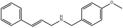 N-cinnamyl-N-(4-methoxybenzyl)amine 구조식 이미지