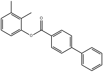 2,3-dimethylphenyl [1,1'-biphenyl]-4-carboxylate 구조식 이미지