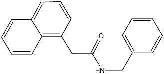 N-benzyl-2-(1-naphthyl)acetamide 구조식 이미지