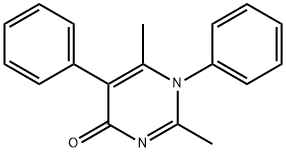 2,6-dimethyl-1,5-diphenyl-4(1H)-pyrimidinone Structure