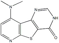 9-(dimethylamino)pyrido[3',2':4,5]thieno[3,2-d]pyrimidin-4(3H)-one Structure