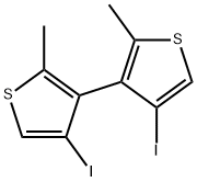 3,3'-bis[4-iodo-2-methylthiophene] Structure