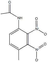 N-{2,3-bisnitro-4-methylphenyl}acetamide 구조식 이미지