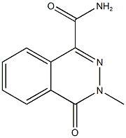 3-methyl-4-oxo-3,4-dihydro-1-phthalazinecarboxamide Structure