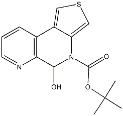 tert-butyl5-hydroxythieno[3,4-f][1,7]naphthyridine-4(5H)-carboxylate 구조식 이미지