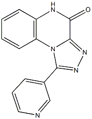 1-(3-pyridinyl)[1,2,4]triazolo[4,3-a]quinoxalin-4(5H)-one Structure