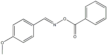 4-methoxybenzaldehyde O-benzoyloxime Structure