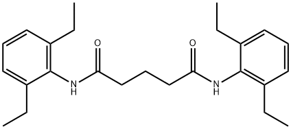 N~1~,N~5~-bis(2,6-diethylphenyl)pentanediamide Structure