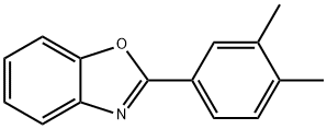2-(3,4-dimethylphenyl)-1,3-benzoxazole 구조식 이미지