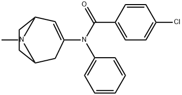 4-chloro-N-(8-methyl-8-azabicyclo[3.2.1]oct-2-en-3-yl)-N-phenylbenzamide Structure